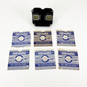 Vintage Sawyer View Master with 6 Wonders of the World Reels